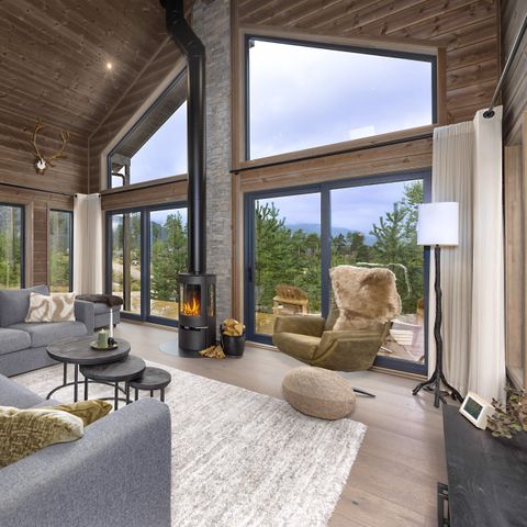 MAISON 6 personnes - Saga Hytte avec sauna, bain à remous et vue sur l'eau