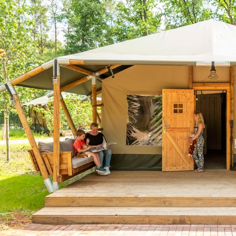 TENTE TOILE ET BOIS 6 personnes - Tongasoa Lodge