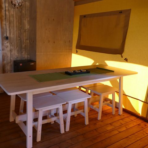 TENTE TOILE ET BOIS 6 personnes