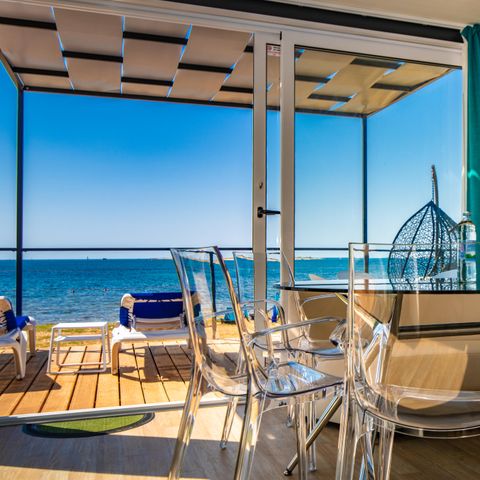 BUNGALOW 5 personnes - Camping Villa première ligne à la mer
