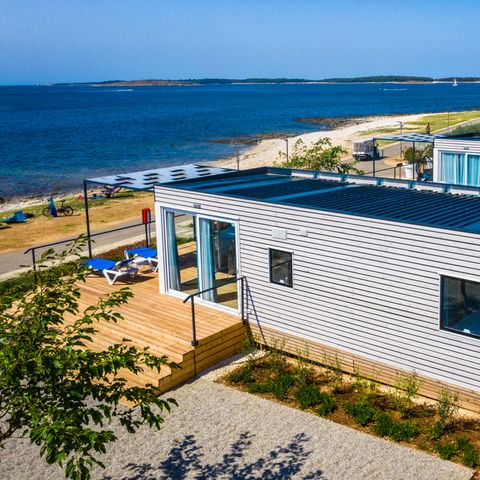 Mobilhome 5 personnes - Camping Villa première ligne à la mer