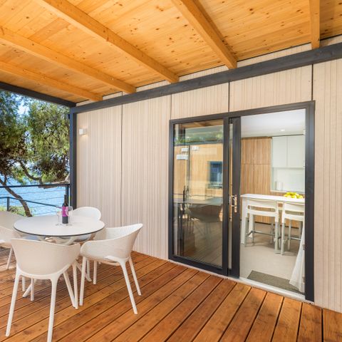 Mobilhome 6 personnes - Deluxe Camping Villa première ligne à la mer
