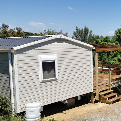 Mobilhome 6 personnes - Estérel - VIP Confort - EVO 29m² -Vue Mer / Jacuzzi