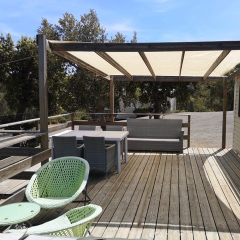 Mobilhome 6 personnes - Estérel - VIP Confort - EVO 29m² -Vue Mer / Jacuzzi