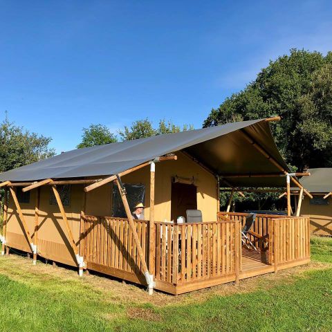 Tente en toile et en bois 6 personnes