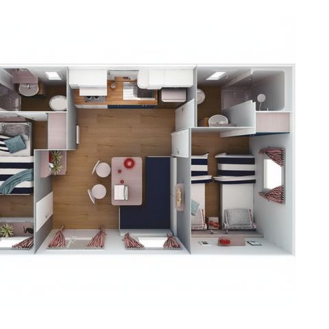 BUNGALOW 5 personnes - Mobil home Dalmacija Living 400