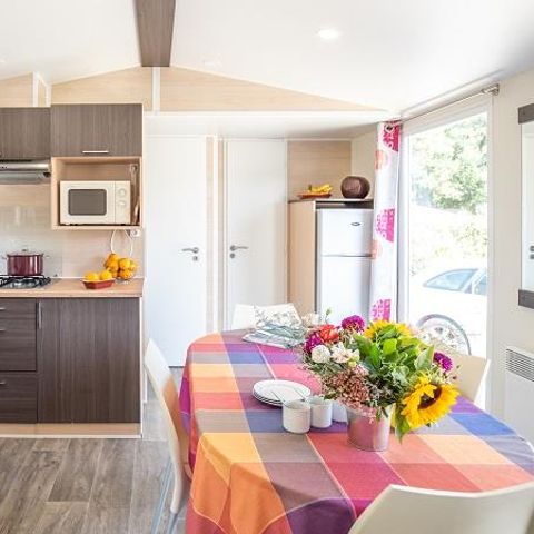 BUNGALOW 6 personnes - Cottage Grand confort Florès 35m² - 3 chambres / Terrasse en bois couverte