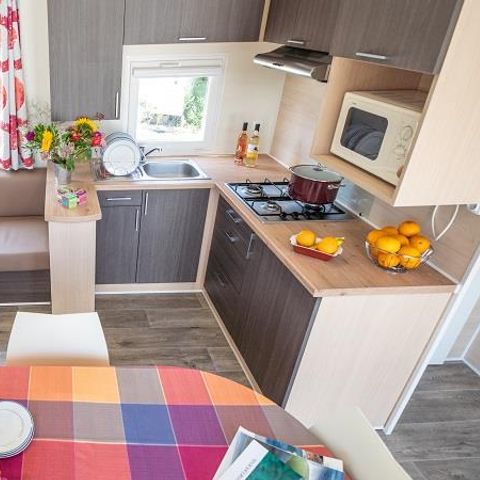 BUNGALOW 6 personnes - Cottage Grand confort Florès 35m² - 3 chambres / Terrasse en bois couverte