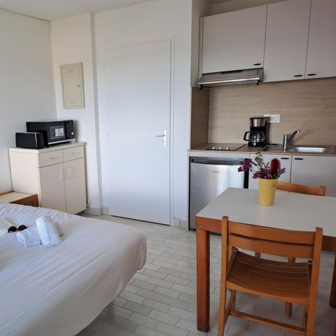 APPARTEMENT 2 personnes - 1 pièce - accueil lit bébé impossible
