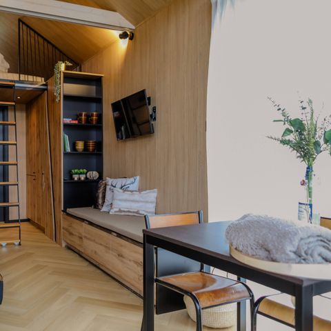 Tiny house 3 personnes - Lieu : Waarde - Luxe