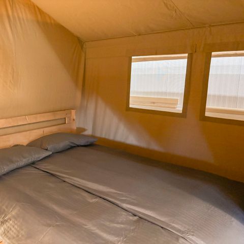Tente en toile et en bois 5 personnes