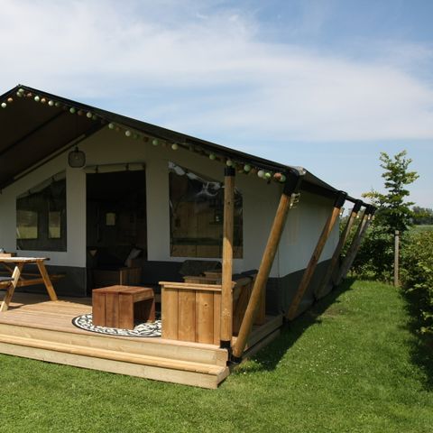TENTE TOILE ET BOIS 6 personnes