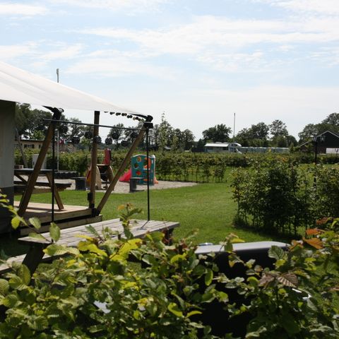 Tente en toile et en bois 6 personnes