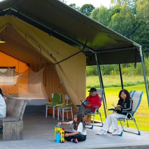 TENTE TOILE ET BOIS 4 personnes