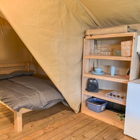 Tente en toile et en bois 5 personnes