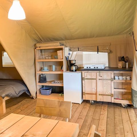 TENTE TOILE ET BOIS 5 personnes