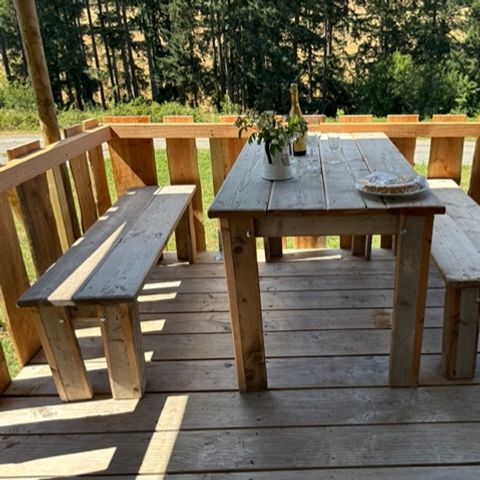 TENTE TOILE ET BOIS 4 personnes