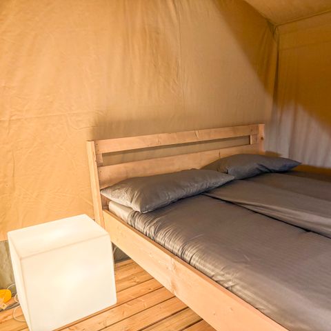 Tente en toile et en bois 5 personnes