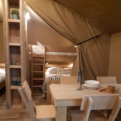 TENTE TOILE ET BOIS 5 personnes