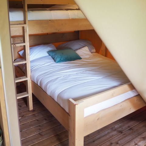 Tente en toile et en bois 5 personnes