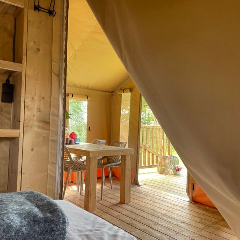 TENTE TOILE ET BOIS 5 personnes