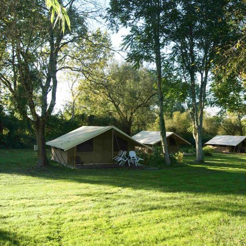 Tente en toile et en bois 4 personnes