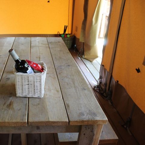 TENTE TOILE ET BOIS 6 personnes