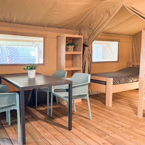 TENTE TOILE ET BOIS 5 personnes