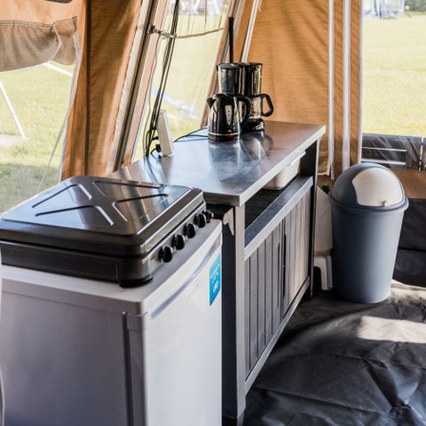 TENTE TOILE ET BOIS 4 personnes - Tente de glamping