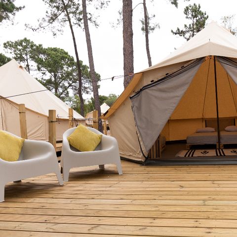 TENTE 4 personnes - TENDA PRÉ MONTADA - 4 PAX