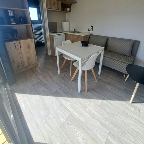 BUNGALOW 2 personnes - Mobil Studio avec SPA - 1 chambre - terrasse couverte