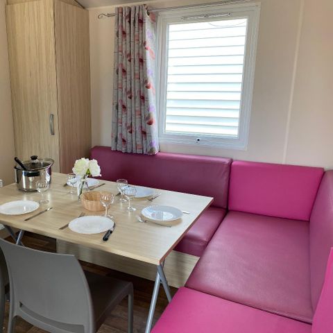 BUNGALOW 6 personnes - Mobil home - 3 chambres - terrasse couverte