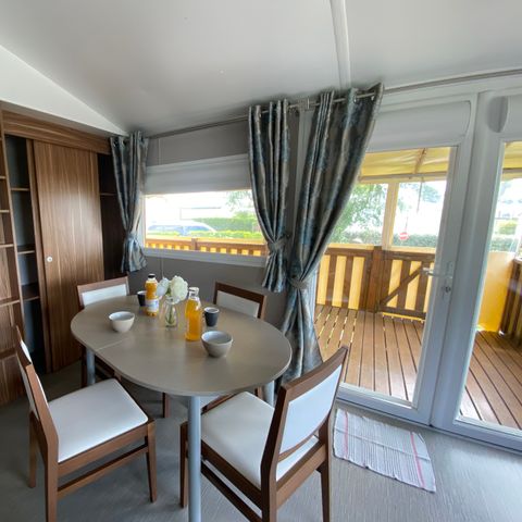 BUNGALOW 4 personnes -  2 chambres - terrasse couverte - Prestige