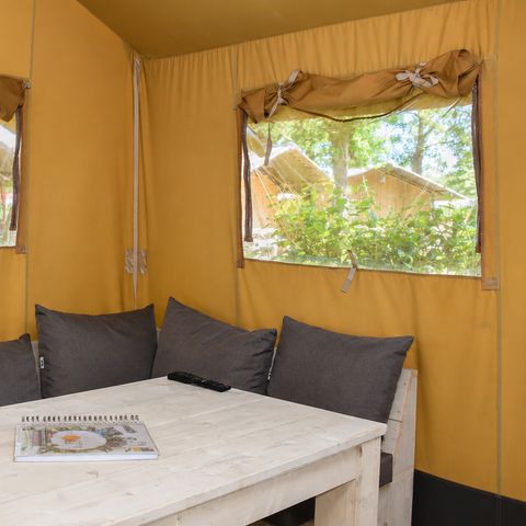 TENTE TOILE ET BOIS 4 personnes - Confort