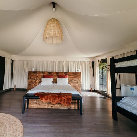 Tente en toile et en bois 4 personnes - Cocoon