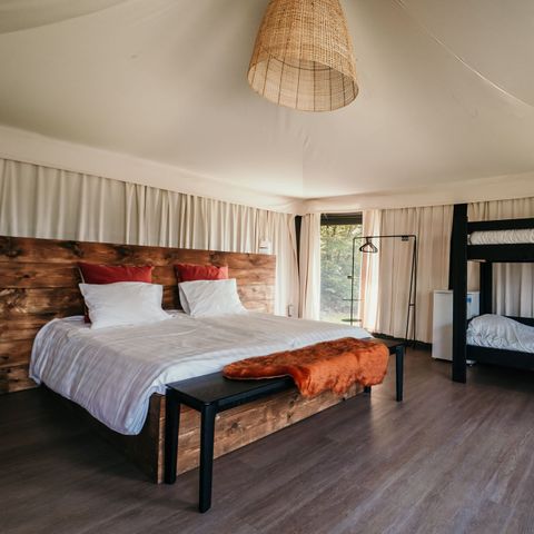 Tente en toile et en bois 4 personnes - Cocoon