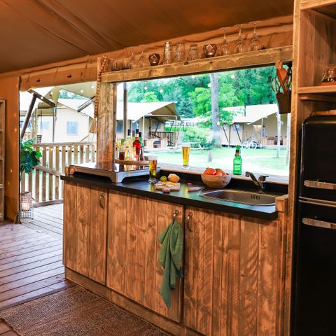 TENTE TOILE ET BOIS 5 personnes - Duin Lodge
