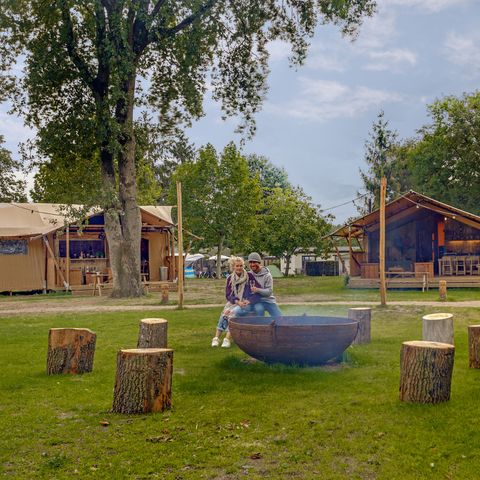 TENTE TOILE ET BOIS 5 personnes - Duin Lodge