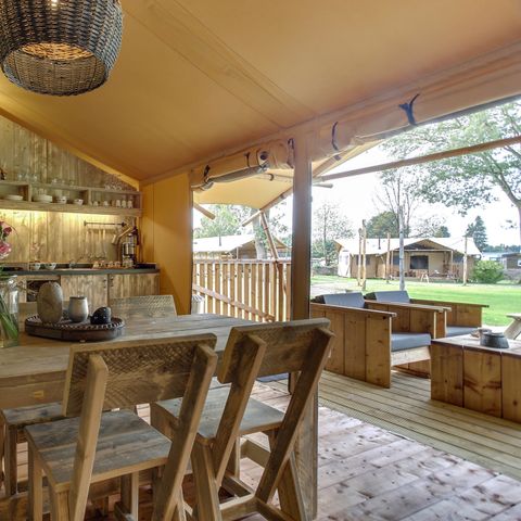 TENTE TOILE ET BOIS 6 personnes - Duin Lodge