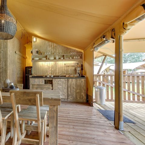 TENTE TOILE ET BOIS 6 personnes - Duin Lodge