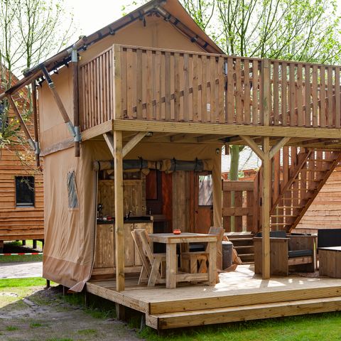 TENTE TOILE ET BOIS 2 personnes - Bos Lodge Junior