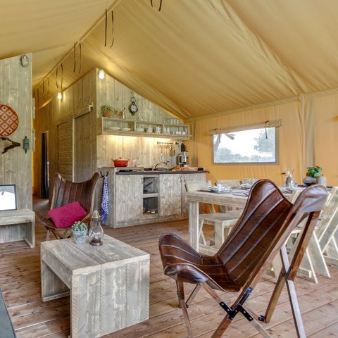 TENTE TOILE ET BOIS 6 personnes - Bos Lodge