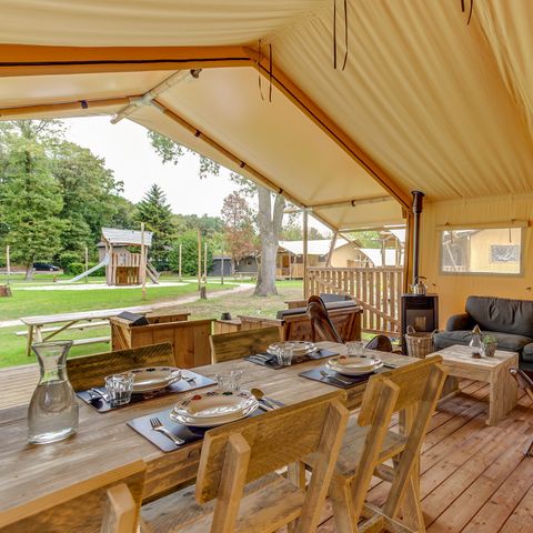 TENTE TOILE ET BOIS 6 personnes - Bos Lodge