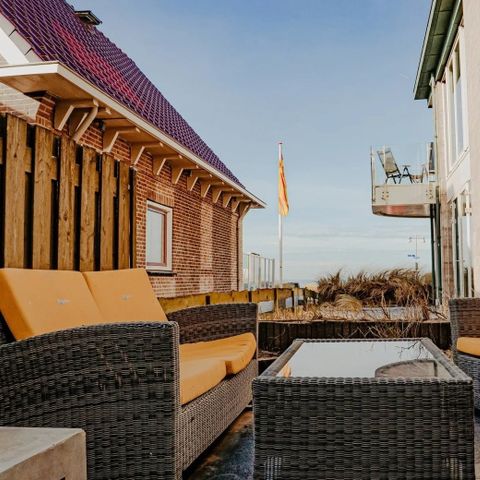 Appartement 3 personnes - Appartement dans les dunes avec terrasse ensoleillée