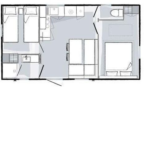 BUNGALOW 4 personnes - Evasion 2 chambres