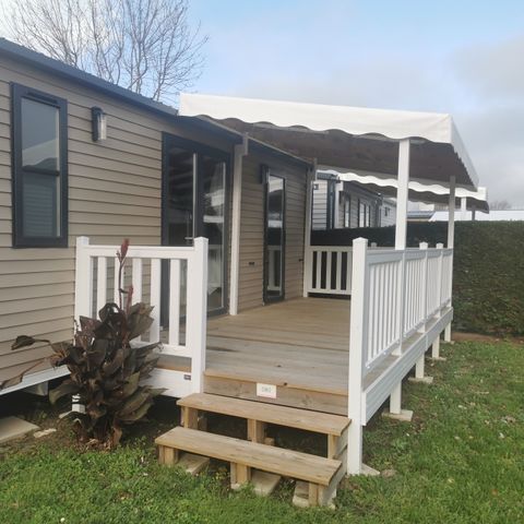BUNGALOW 5 personnes - SAM - COTTAGE CONFORT 2ch/ 4/5p - 30m² - Terrasse couverte