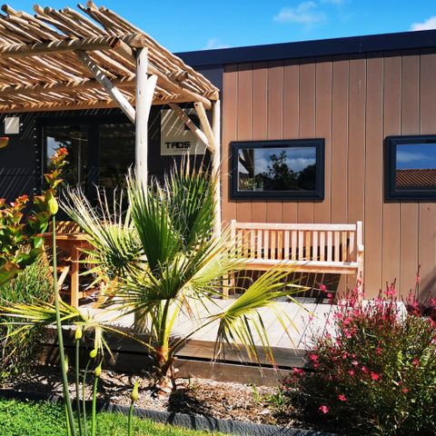 BUNGALOW 4 personnes -  SAM - SUNELIA LUXE TAOS 2ch/ 4p - 40m² - Pergola Exotique