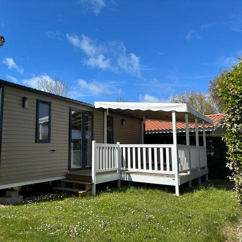 BUNGALOW 6 personnes -  SAM - COTTAGE CONFORT 3ch/ 6p - 35m² - Terrasse couverte