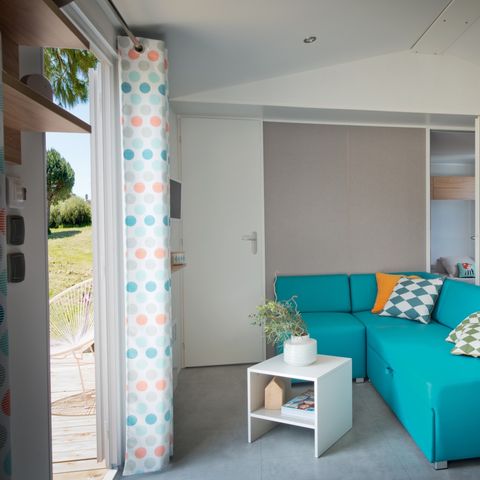 BUNGALOW 6 personnes -  SAM - LOISIR CONFORT 3ch/ 6p - 36m² - Terrasse couverte