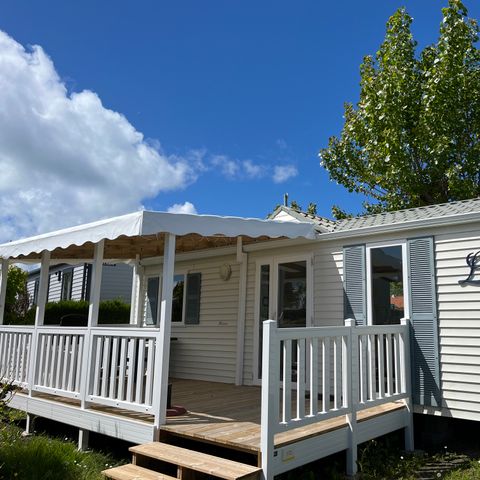 BUNGALOW 6 personnes -  SAM - LOISIR CONFORT 3ch/ 6p - 36m² - Terrasse couverte